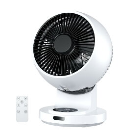 サーキュレーター DCモーター 静音 省エネ「360°強風 分解丸洗い」 11段階風量 12時タイマー リモコン 小型 衣類乾燥 部屋干し 空気循環 18畳対応 PSE認証済み