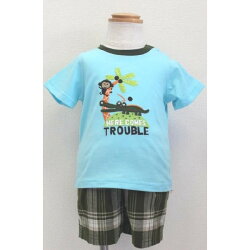 【Carter'sカーターズ】Tシャツ&ショートパンツ☆さるワニ合戦