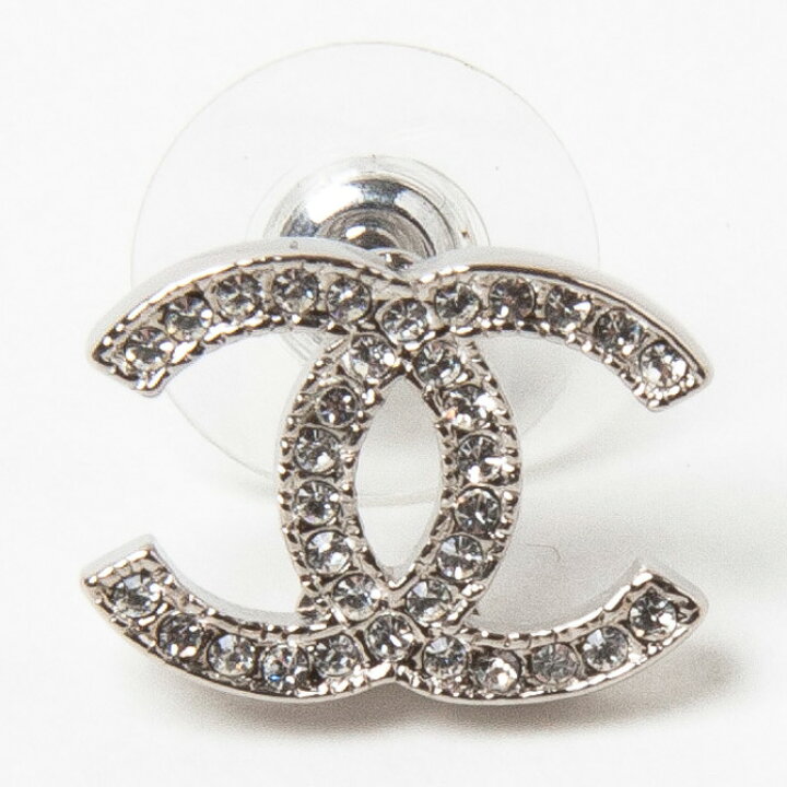 楽天市場】シャネル【CHANEL】（シャネル ピアス） シルバー ピアス 