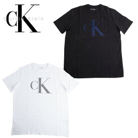 カルバンクライン Calvin Klein Tシャツ フロント ロゴ 半袖 メンズ 丸首 トップス 40qc812 ラッピング不可 ネコポスでお届け