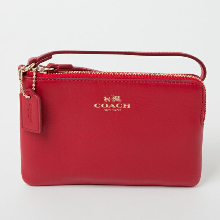 楽天市場】コーチ COACH ポーチ レザー ジップ リストレット 