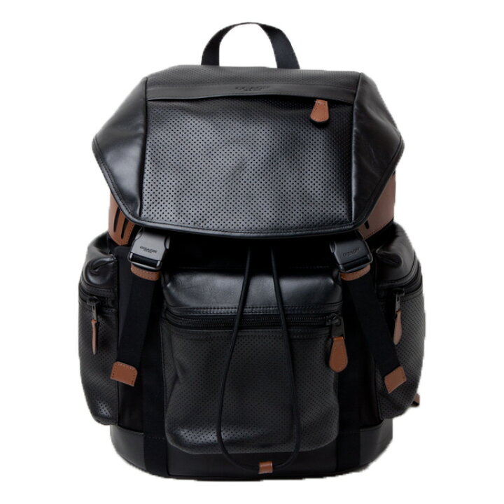 楽天市場】コーチ COACH バッグ リュック パンチング レザー バック 