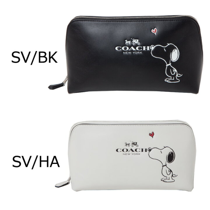 楽天市場】コーチ スヌーピー 化粧 ポーチ COACH 小物 ピーナッツ 