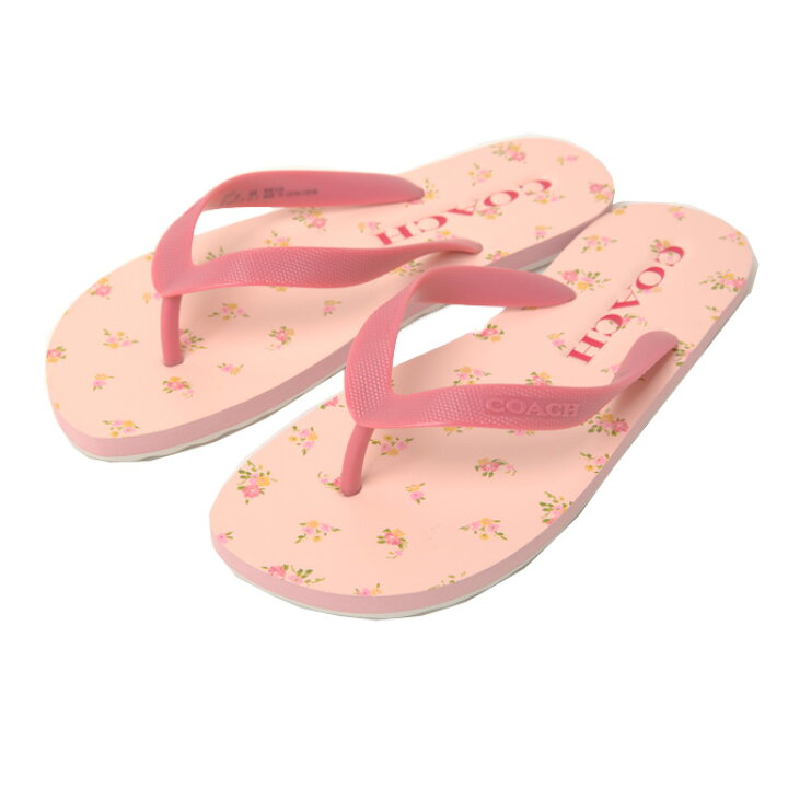 楽天市場】コーチ サンダル COACH 小物 フローラル 花柄 ビーチ  