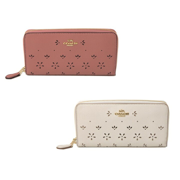 楽天市場】コーチ 財布 COACH フローラル パフォレイテッド クロス 