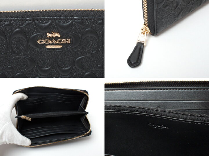 楽天市場】コーチ 財布 COACH ラグジュアリー デボスド シグネチャー 