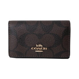 コーチ キーケース レディース COACH 小物 ラグジュアリー シグネチャー 5連キーケース f77998