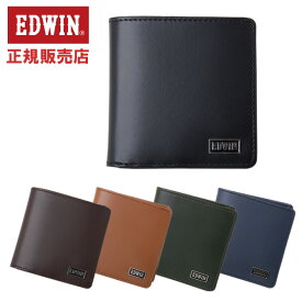 エドウィン EDWIN 二つ折り財布 ボンデレザー 小銭入れ付き メンズ 22259161 ラッピング不可 ネコポスでお届け