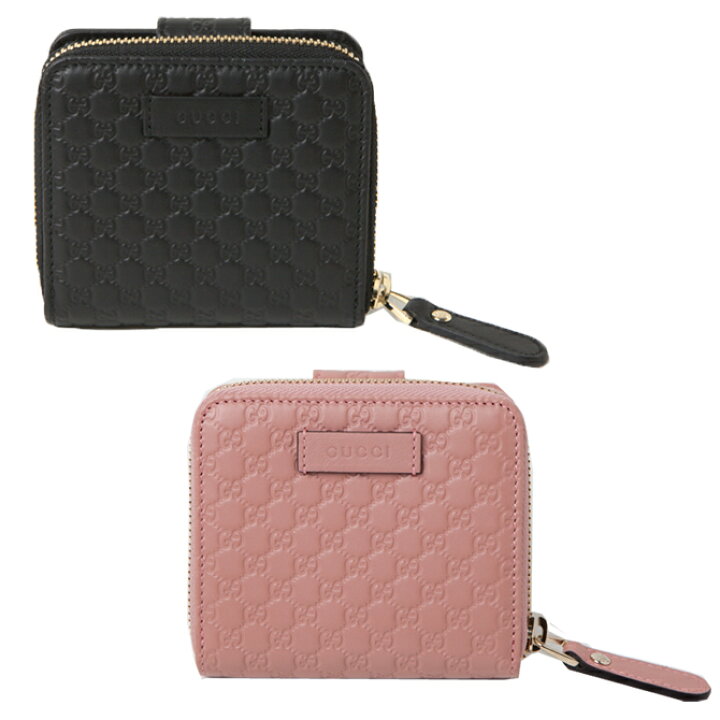楽天市場】グッチ GUCCI 財布 GG柄 レザー ラウンドファスナー 二 