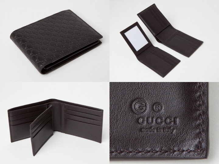 楽天市場】グッチ GUCCI 財布 二つ折り 札入れ 横長 取り外し パス  