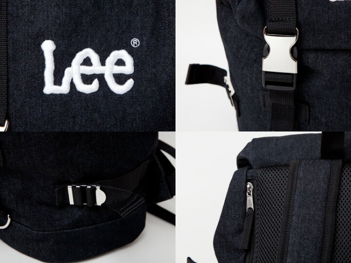 楽天市場】リー Lee メタル バックル デニム リュック バックパック 