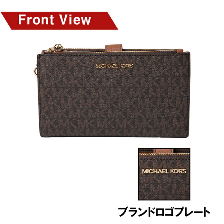 楽天市場】マイケルコース MICHAEL KORS 二つ折り財布 ダブル ジップ  