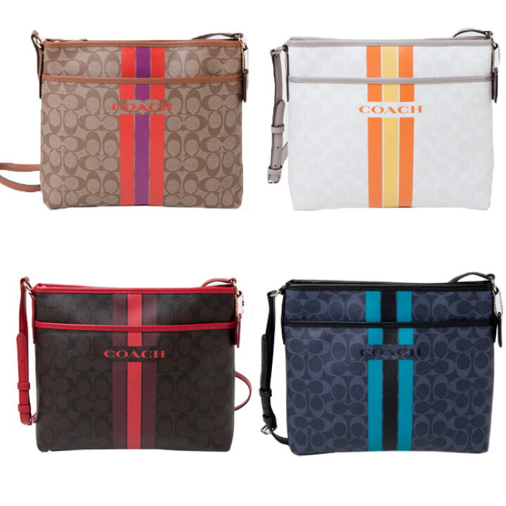 楽天市場】コーチ COACH バッグ(ショルダー) ヴァーシティ ストライプ 