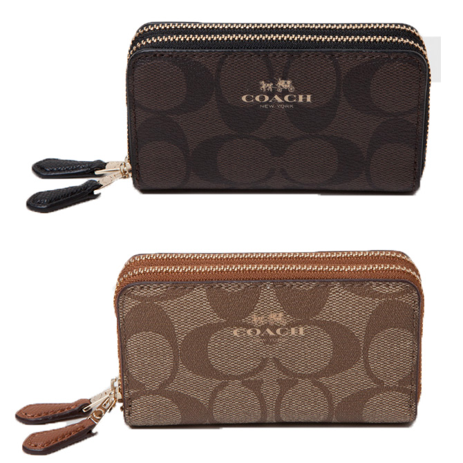 southcoast: Coach COACH accessories (purses and coin) luxury signature PVC small double zip coin ...