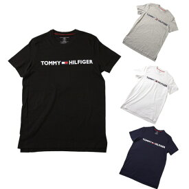 トミーヒルフィガー TOMMY HILFIGER フロント ロゴ 半袖 Tシャツ メンズ 09t3928 ラッピング不可 ネコポスでお届け