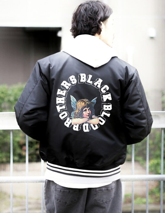 楽天市場】【Black Blood Brothers】スタジアムジャンパー スタジャン 