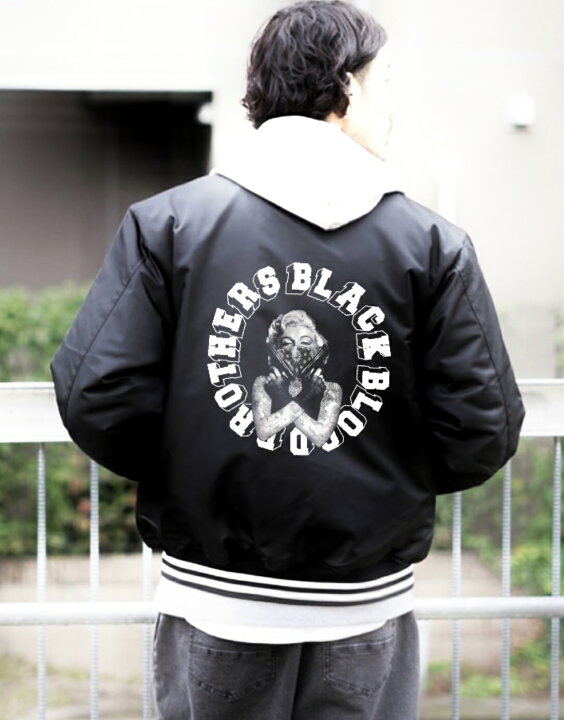 楽天市場】【Black Blood Brothers】スタジアムジャンパー スタジャン 