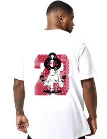 ★T-shirt Tシャツ tシャツ 春 夏 半袖 お洒落 ストリート系 白 HIPHOP 西海岸 チカーノ ロゴ バックプリント かっこいい かわいい シンプル ペイズリー柄 バンダナ柄 お出かけ 運動着 パジャマ プレゼント 誕生日 ギフト 彼氏 彼女 B系 ディズニー アラジン