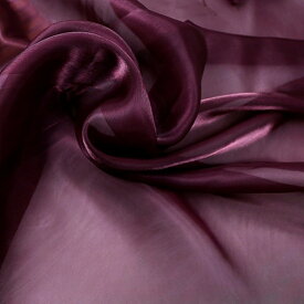 シルク風 オーガンジー 生地 全12色 2m×150cm 極光沢 手芸 衣装 カラー 無地 布 透け感 透明感 軽量 ハンドメイド