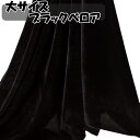 大〜特大サイズ 黒 ベロア生地 2×2m〜3×4m ベロア 手芸 生地 ...