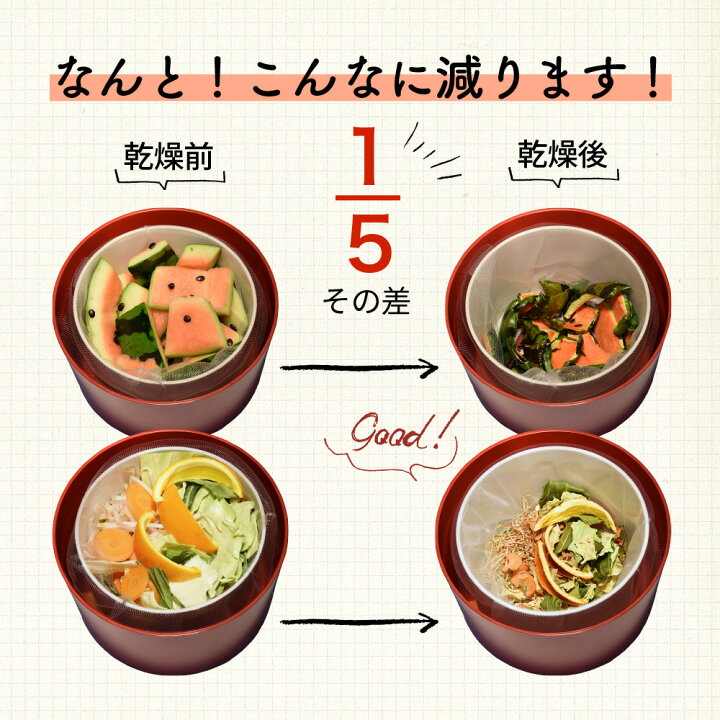 楽天市場】楽天1位【選べる特典＋フィルター2個付】生ごみ処理機 