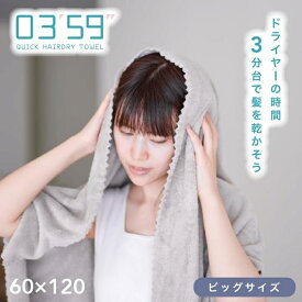 ヘアドライタオル 0359 big マイクロファイバー タオル バスタオル 吸水 速乾 水泳 家事 時短 吸水タオル 速乾タオル ロング ヘア 髪 ドライタオル 髪の毛 ヘアタオル 大きめ 速乾性 吸水性 すぐ乾く