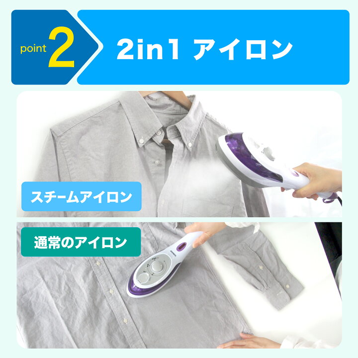 楽天市場】【10%OFFクーポン：マラソン限定】スチーム アイロン 