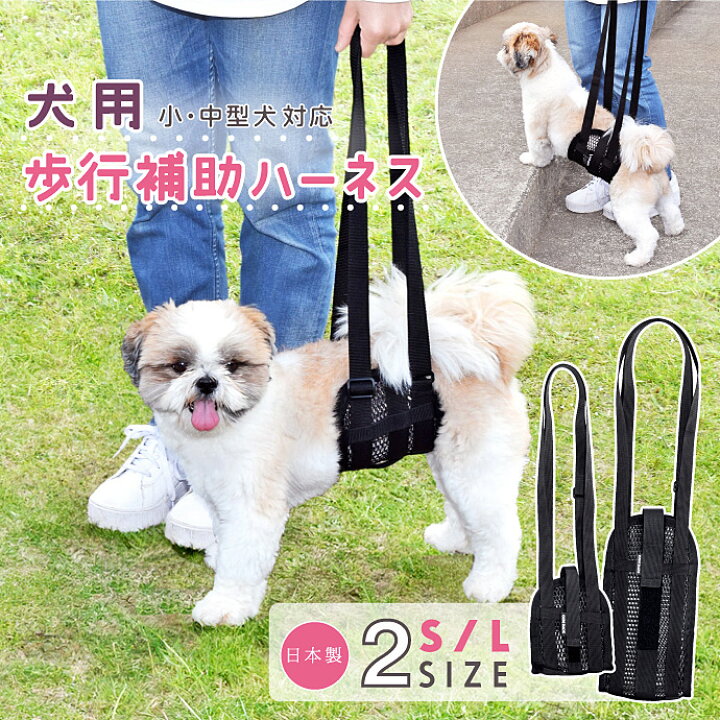 楽天市場】革新的 超速乾 体圧分散 素材 犬用歩行補助ハーネス 日本製 