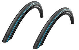 2本セット SCHWALBE ONE ADDIX シュワルベワン クリンチャー 700c (700×25c, ブルーストライプ) [並行輸入品]