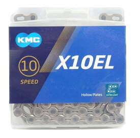 KMC X10EL チェーン 10速/10S/10スピード/10speed 用 114Links (シルバー) [並行輸入品]