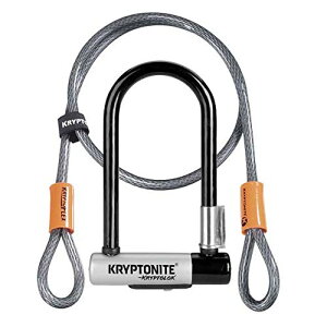 Kryptonite [ NvgiCg ] Kryptolok mini-7 ]UbN Lock with 4-foot Kryptoflex UbNiP[utj [sAi]