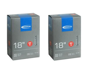 2�{�Z�b�g SCHWALBE(�V�������x) �`���[�u 18×1.50/1.75,17×1 1/4�p ����40mm SV5 [���s�A���i]