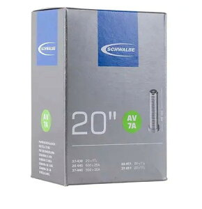 (2本セット) シュワルベ(SCHWALBE) 【セット品】 自転車用チューブ 20”/20x1-1/8(451), 20x1-3/8(451)用 米式40mm 7A-AV 箱入り