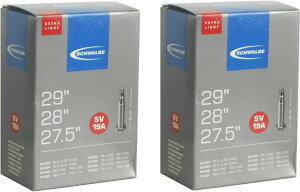 2�{�Z�b�g SCHWALBE(�V�������x) 27.5×2.00/2.35�A28×1.5/2.40�A29×1.75/2.40�p �y�ʃ`���[�u 19A-SV �����o���u��40mm [���s�A���i]