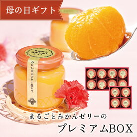 母の日 ギフト 2026 プレゼント ギフト スイーツ みかん ゼリー ギフト みかん まるごと 高級 ギフト 内祝い お返し フルーツ ゼリー 手土産 お取り寄せ プレミアムBOX 送料無料 女性 贈り物 出産祝い 内祝 誕生日 有田みかん 和歌山 早和果樹園 3000円台