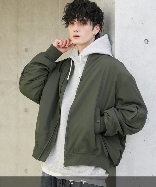楽天市場】ma-1 メンズ ブルゾン ジャケット アウター 春 春服 