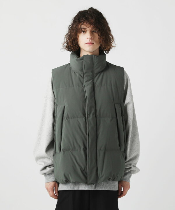 MONCLERダウンベスト オリーブ （シップス SHIPS SHIPS: ウール 
