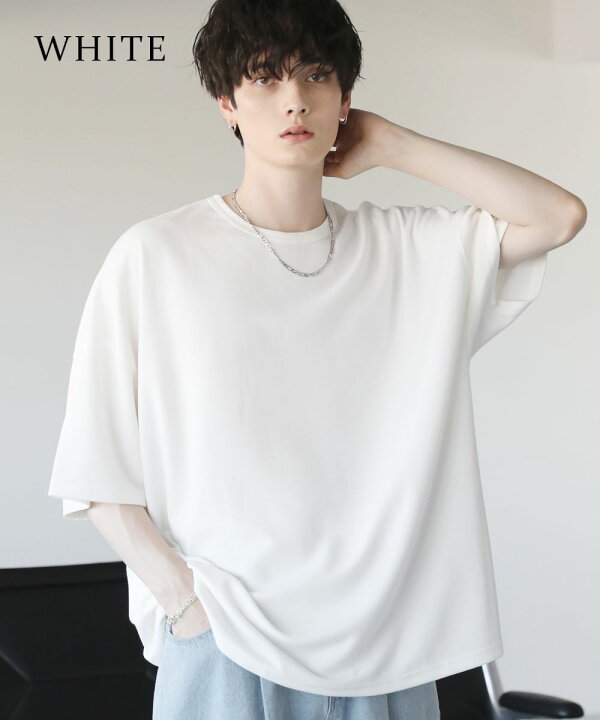 楽天市場】Tシャツ メンズ 半袖 カットソー 夏 夏服 春 春服 ドルマン 