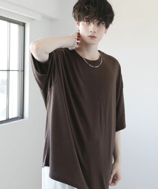 Tシャツ メンズ 半袖 カットソー 夏 夏服 春 春服 ドルマン TR スムース ビッグT メンズ ビッグシルエット オーバーサイズ ドルマンスリーブ ビッグ Tシャツ メンズファッション 送料無料