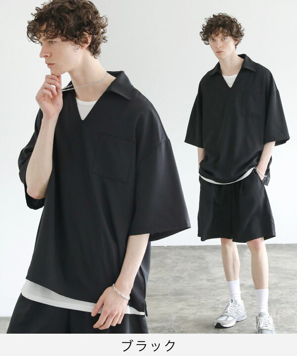 楽天市場】3点セット】 セットアップ メンズ 夏 夏服 春夏 シャツ 半袖 