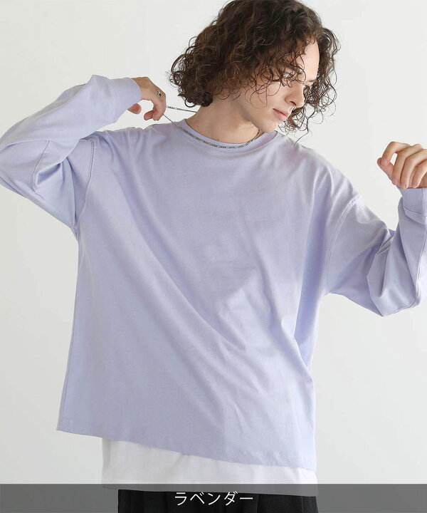 楽天市場】Tシャツ メンズ 長袖 ロンT ロンティー ワンポイント ロゴ 
