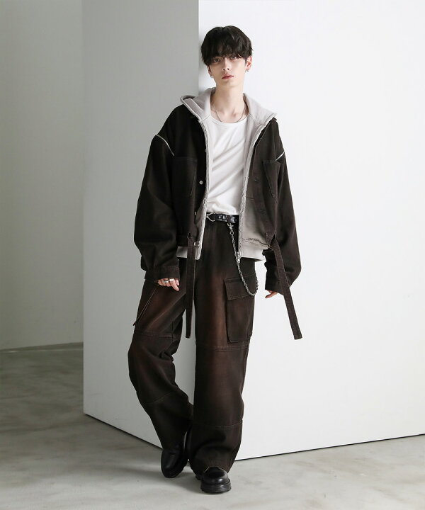 楽天市場】【セットアップ対応】 メンズ デニム ブルゾン Gジャン  