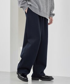 ワイドパンツ メンズ スウェットパンツ 2タック キレイめ カジュアル トレンド 無地 パンツ ボトムス ポンチ ヘビーウェイト S M L XL 春 夏 秋 冬 オールシーズン ロングシーズン