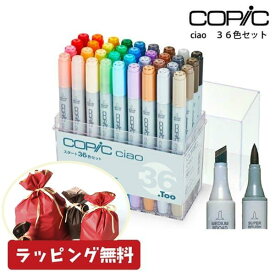 コピックペン コピックチャオ 36色 チャオセット36色 コピック コピックチャオ チャオ セット スタート ケース付 【ラッピング無料】 チャオセット チャオ36色 ペン インク