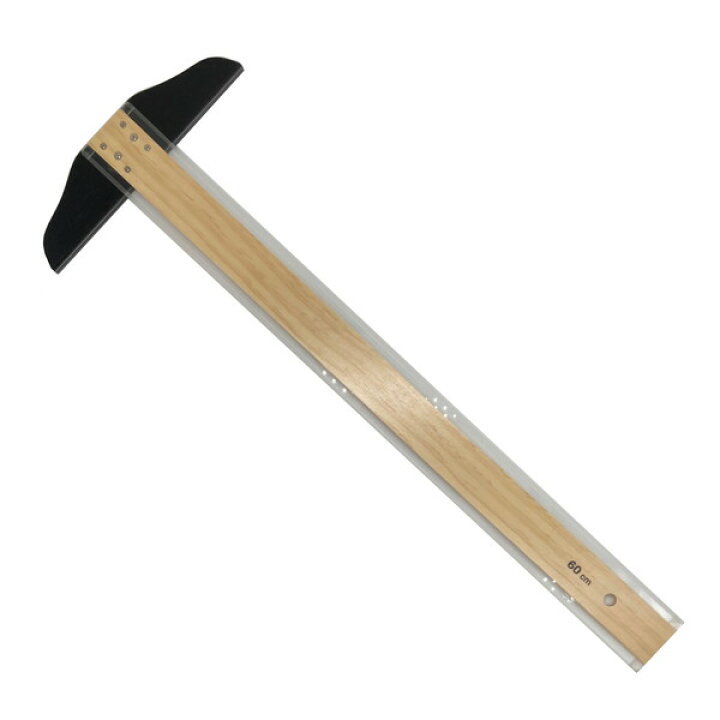楽天市場】T型定規 両セル椽 60cm ( 両セル 600mm セル T-square t定規 