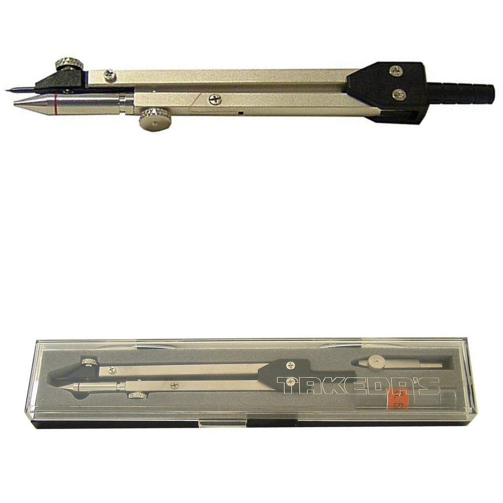 コンパス アウトレット ST型 中型コンパス シャープ 鉛筆用 買い取り シャープ鉛筆芯 シャープ芯0.5mm 鉛筆芯とシャープ替え芯付属 差替え式 領収書対応可能