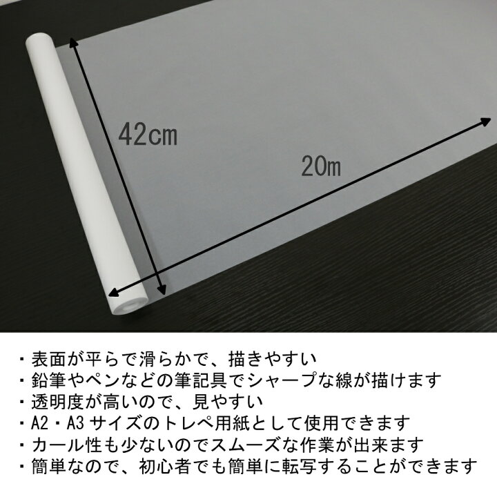 楽天市場 Takeda ロール トレーシングペーパー つや消し 55g 42 Cｍ ｍ 製図用紙 パターン つや消し タケダ トレぺ ロールトレス とれぺ 写し紙 デザイン 製図 設計 写し絵 ラッピング用紙 用紙 とれーしんぐ 領収書対応可能 Diy 素材本舗 楽天市場店