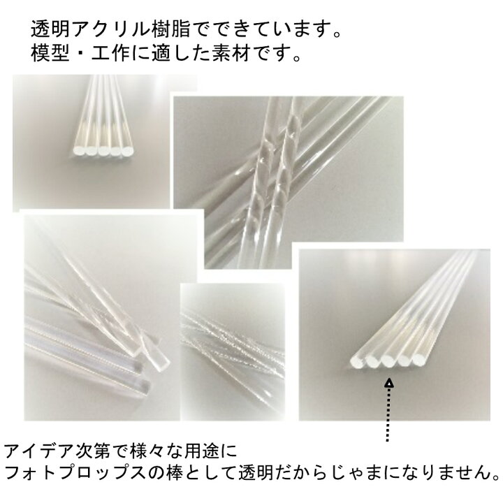 楽天市場 Takeda タケダ アクリル棒 丸棒 角棒 三角棒 4本 8本入り 棒 透明棒 アクリル ジオラマ 模型 骨組 透明 クリア 模型 建築模型 材料 立体パース 工作 鉄道模型 クラフト モケイ アクリル 2mm 3mm 4mm 5mm 丸 角 三角 四角