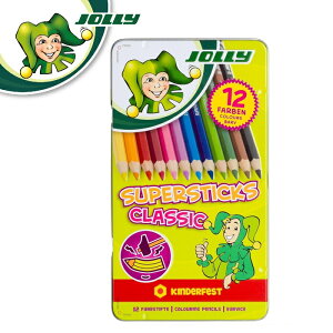 JOLLY �W�����[ �X�[�p�[�X�e�B�b�N�N���V�b�N 12�F SUPER STICKS CLASSIC 80601 �F���M �X�[�p�[�X�e�B�b�N�X �N���V�b�N 12�F �q�ǂ��p ���[�� �w�Z �w�� �G�� ���G���� �h��G ��v �܂�ɂ��� ���c 