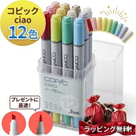 コピック チャオ 12色 チャオセット12色 コピック ペン コピックチャオ スタートセット アルコールマーカ…